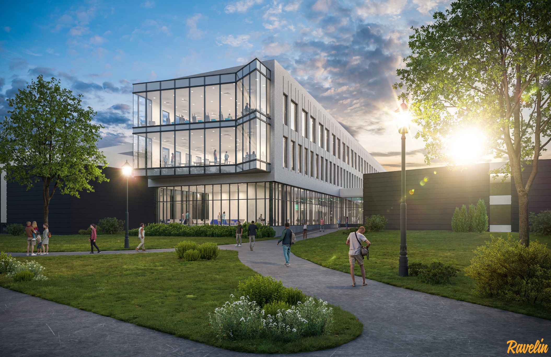 new york exterior 3d rendering